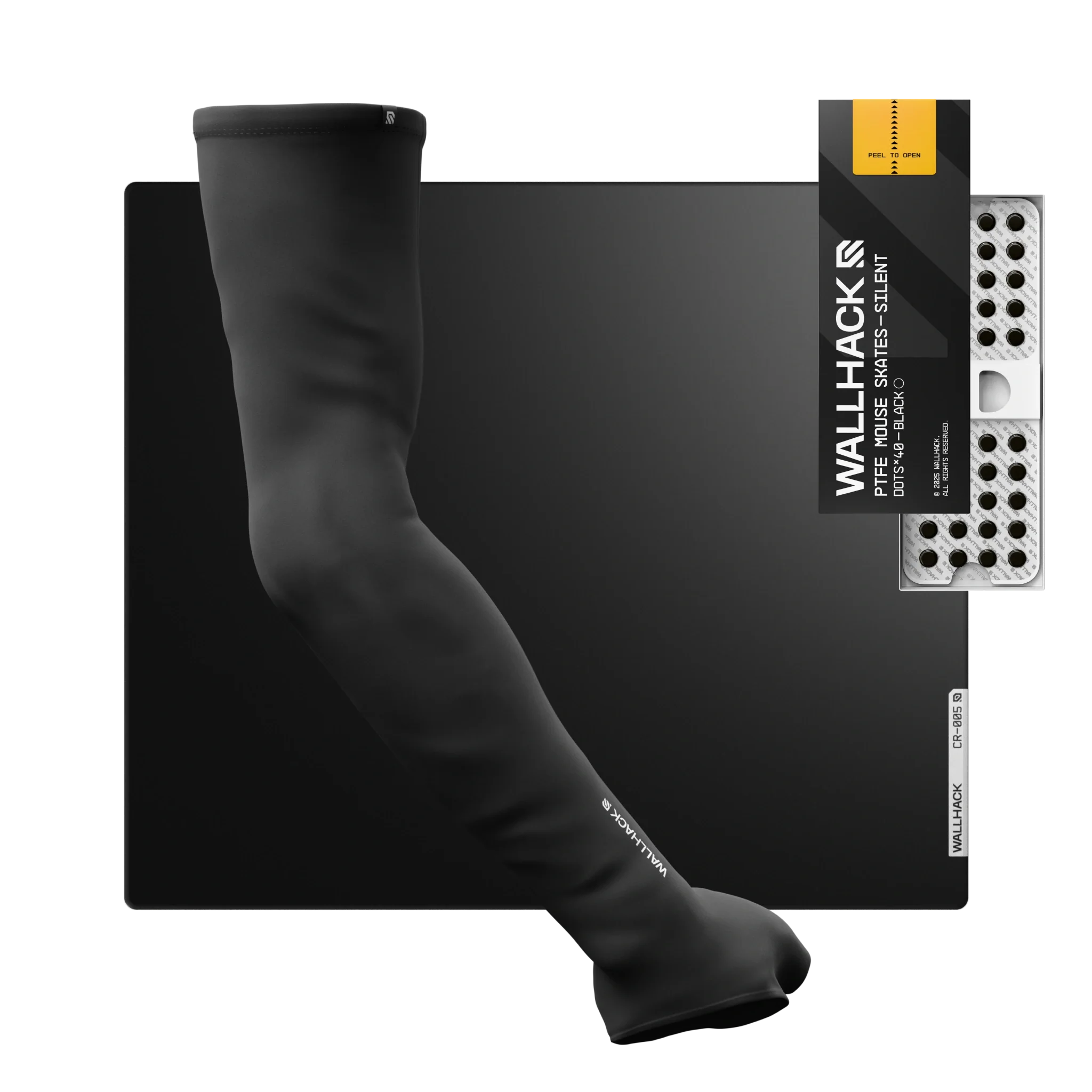 CR-005 (Black) Bundle with PTFE Silent Skates & Pro Sleeve - Image 9