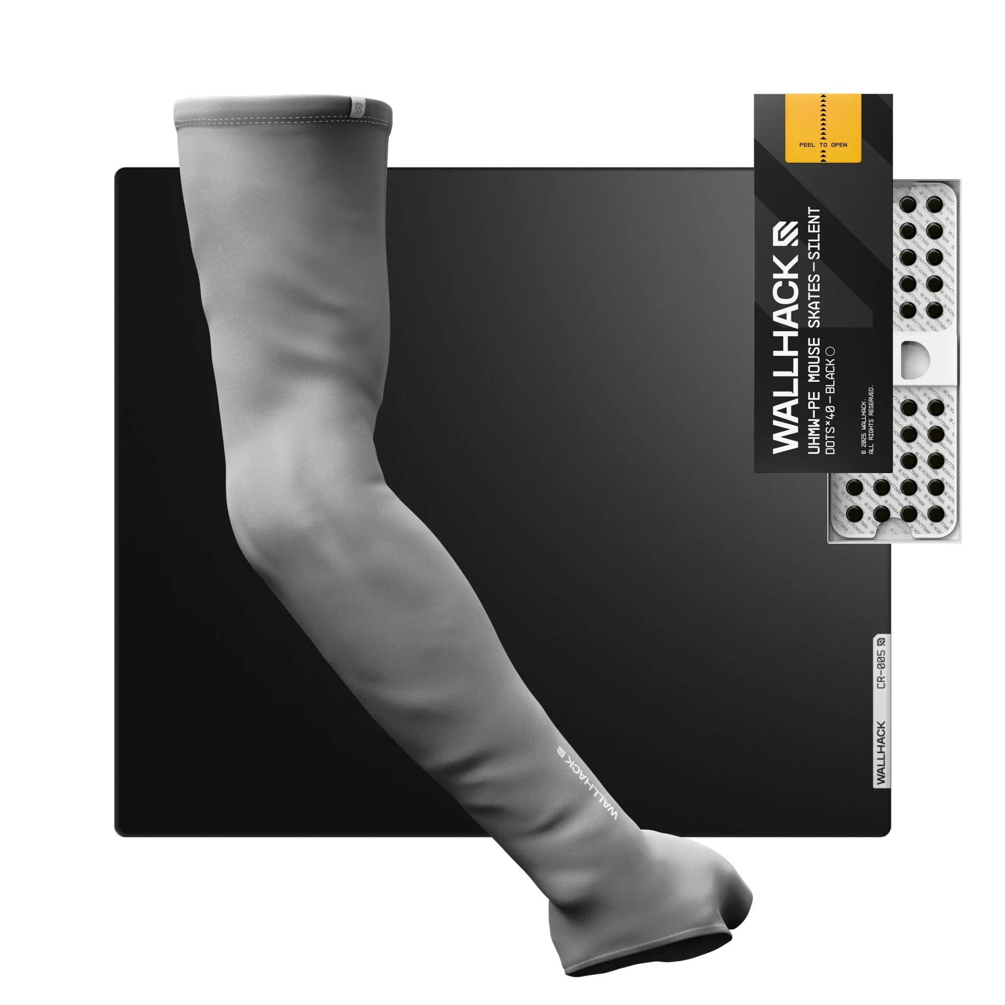 CR-005 (Black) Bundle with UHMW Silent Skates & Pro Sleeve - Image 10