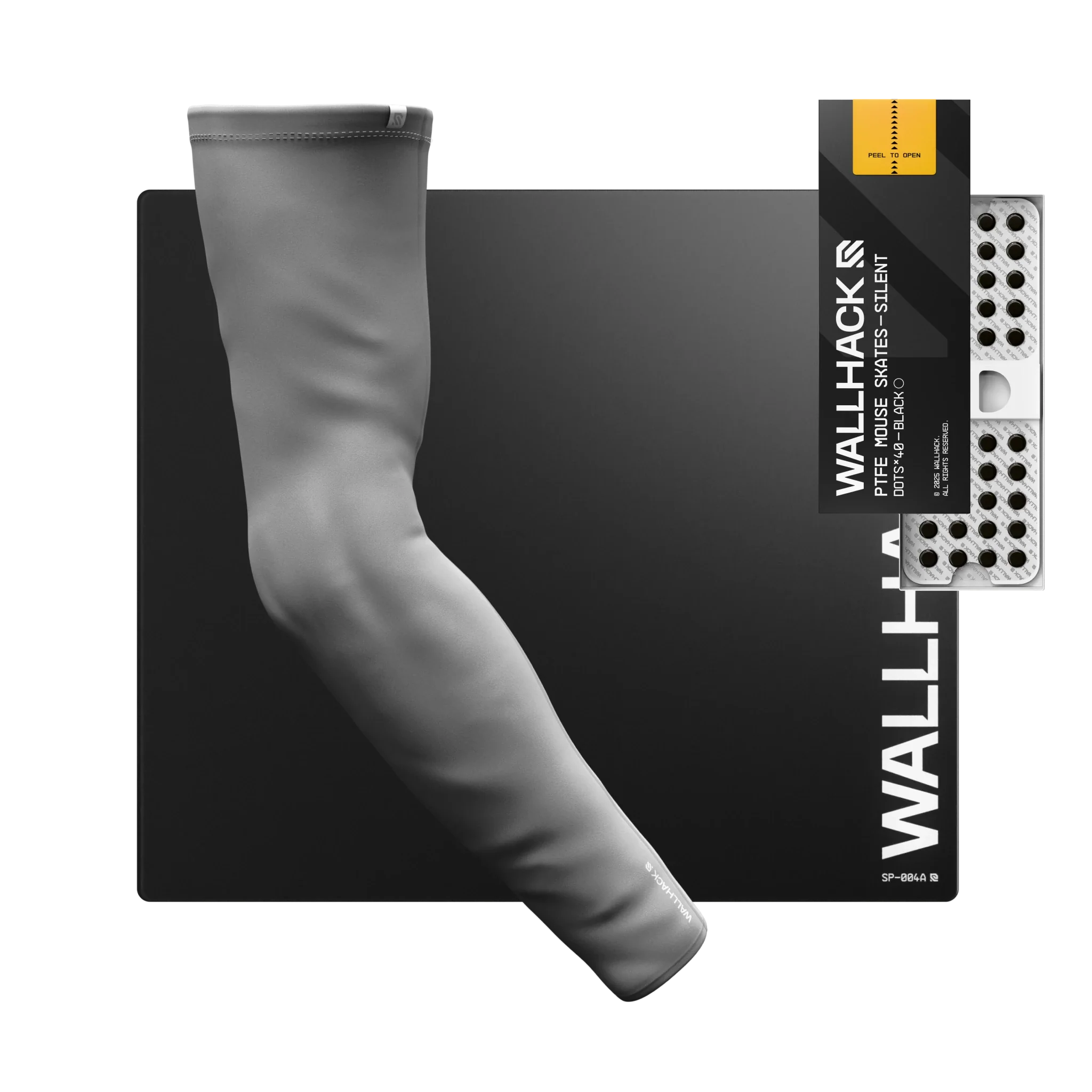 SP-004A (Black) Bundle with PTFE Silent Skates & Pro Sleeve - Image 9