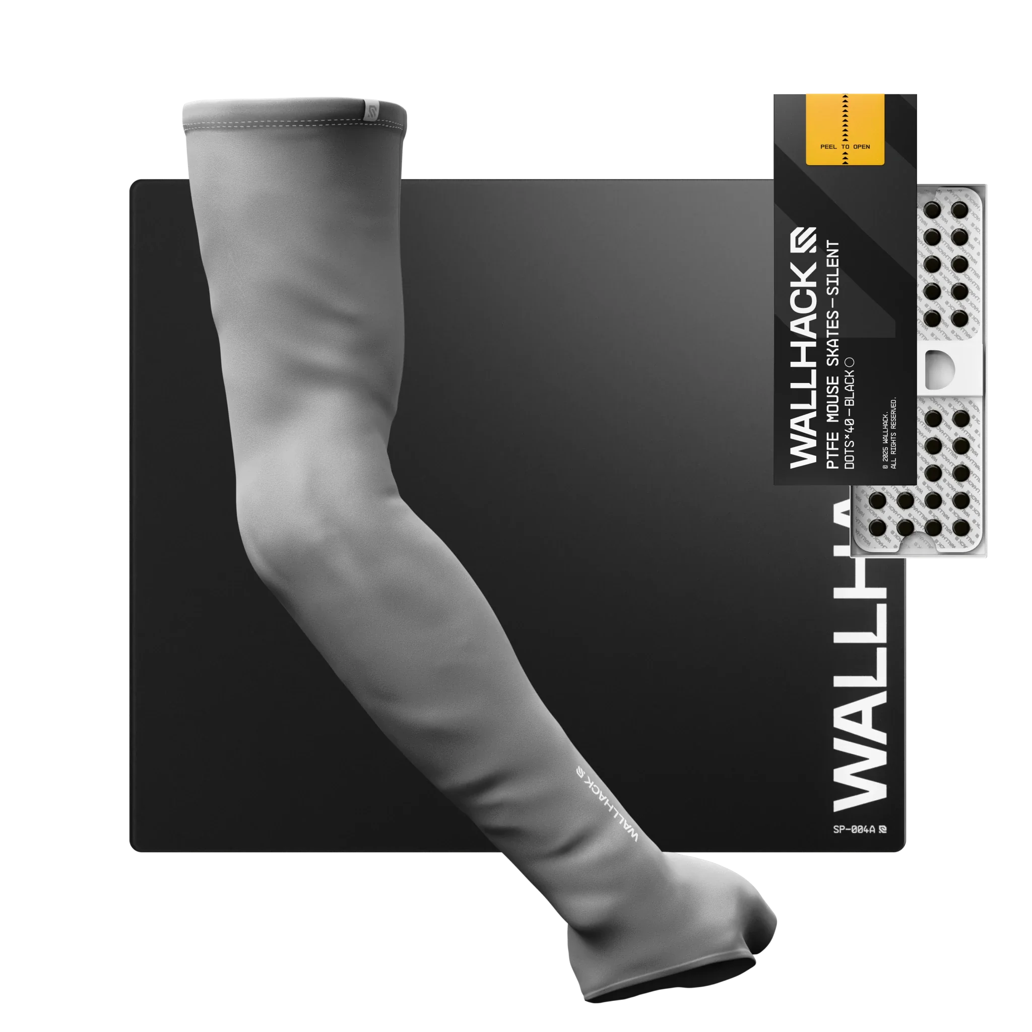 SP-004A (Black) Bundle with UHMW Silent Skates & Pro Sleeve - Image 10