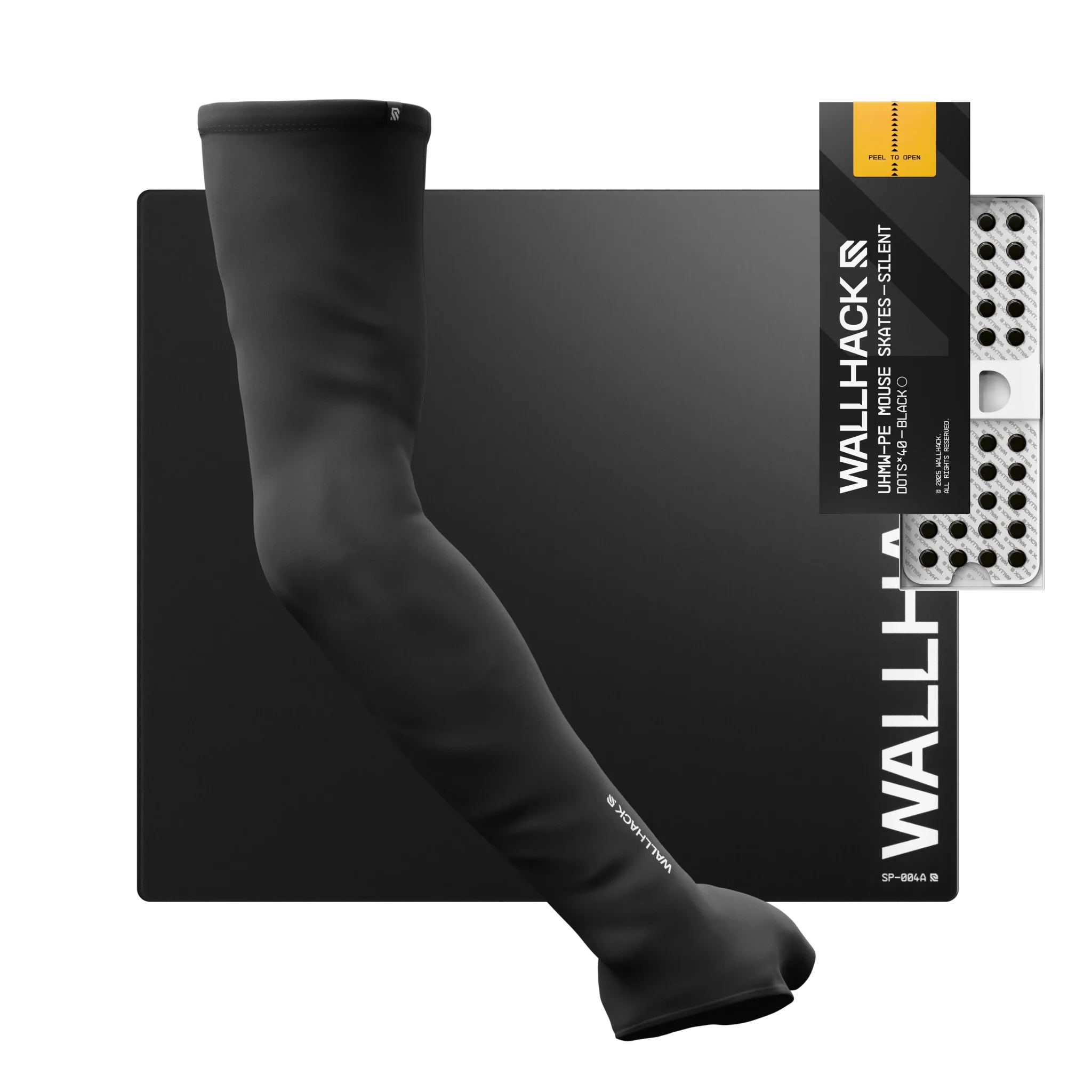 SP-004A (Black) Bundle with UHMW Silent Skates & Pro Sleeve - Image 11