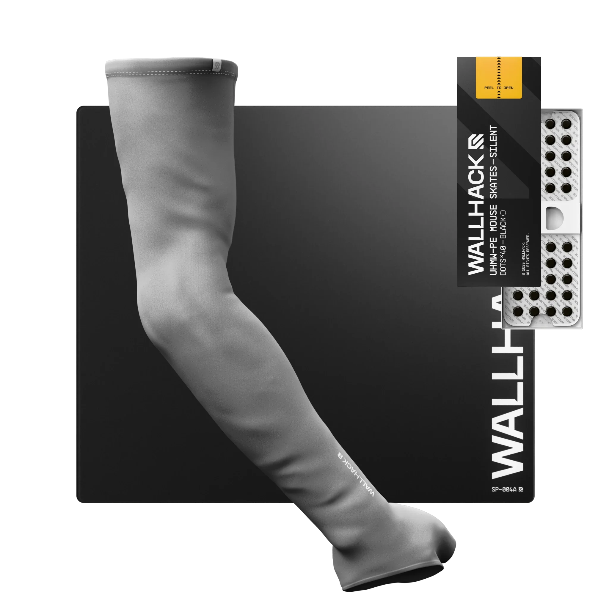 SP-004A (Black) Bundle with UHMW Silent Skates & Pro Sleeve - Image 9