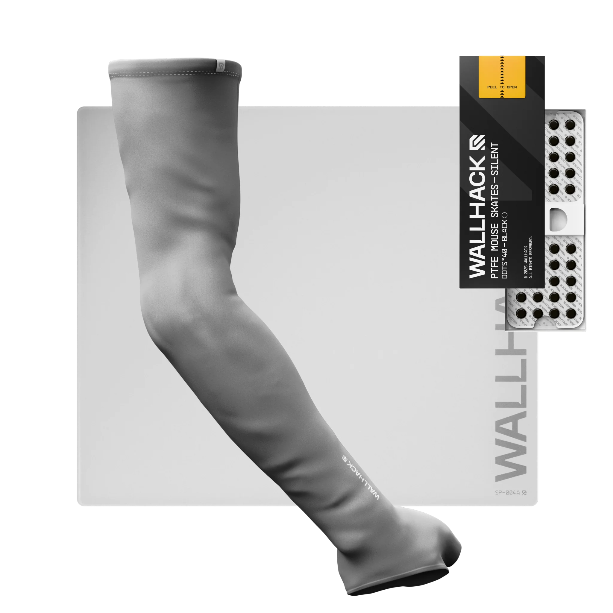 SP-004A (White) Bundle with PTFE Silent Skates & Pro Sleeve - Image 10