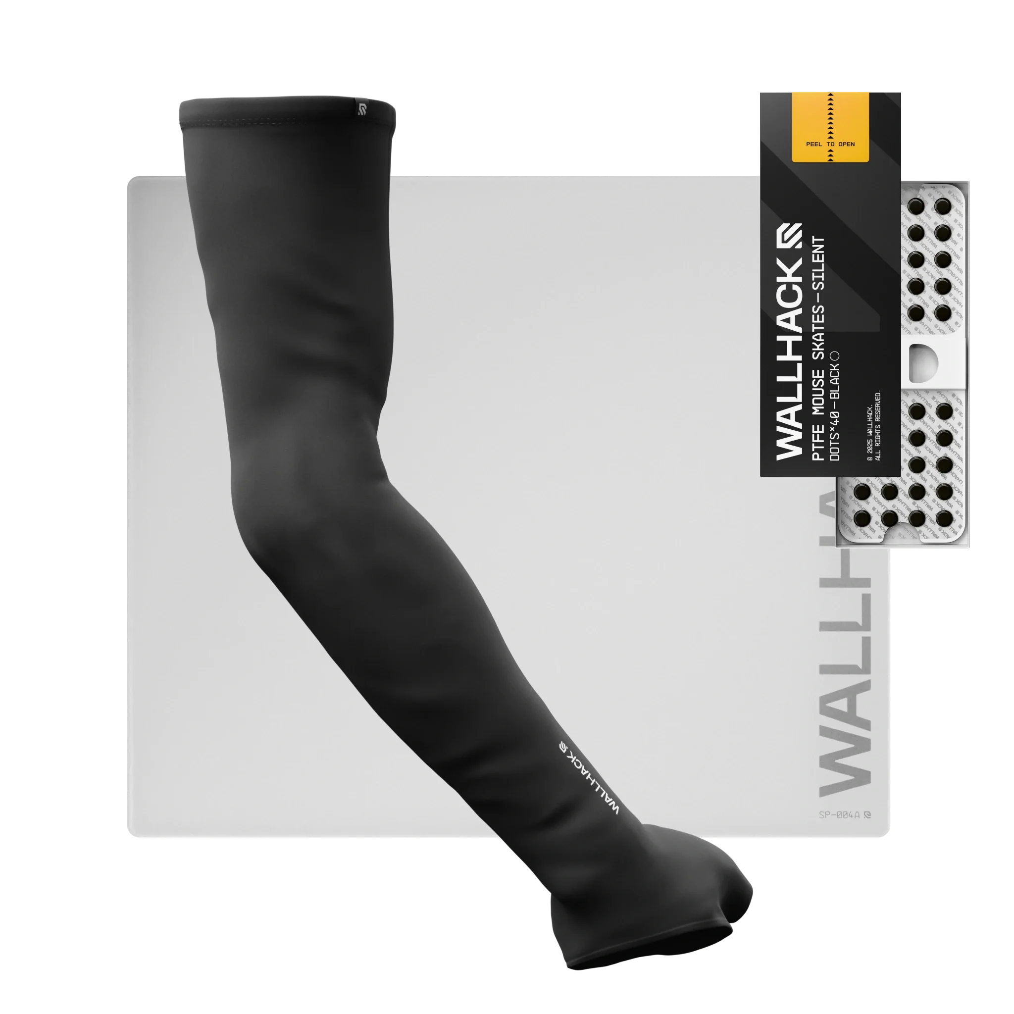 SP-004A (White) Bundle with PTFE Silent Skates & Pro Sleeve - Image 8