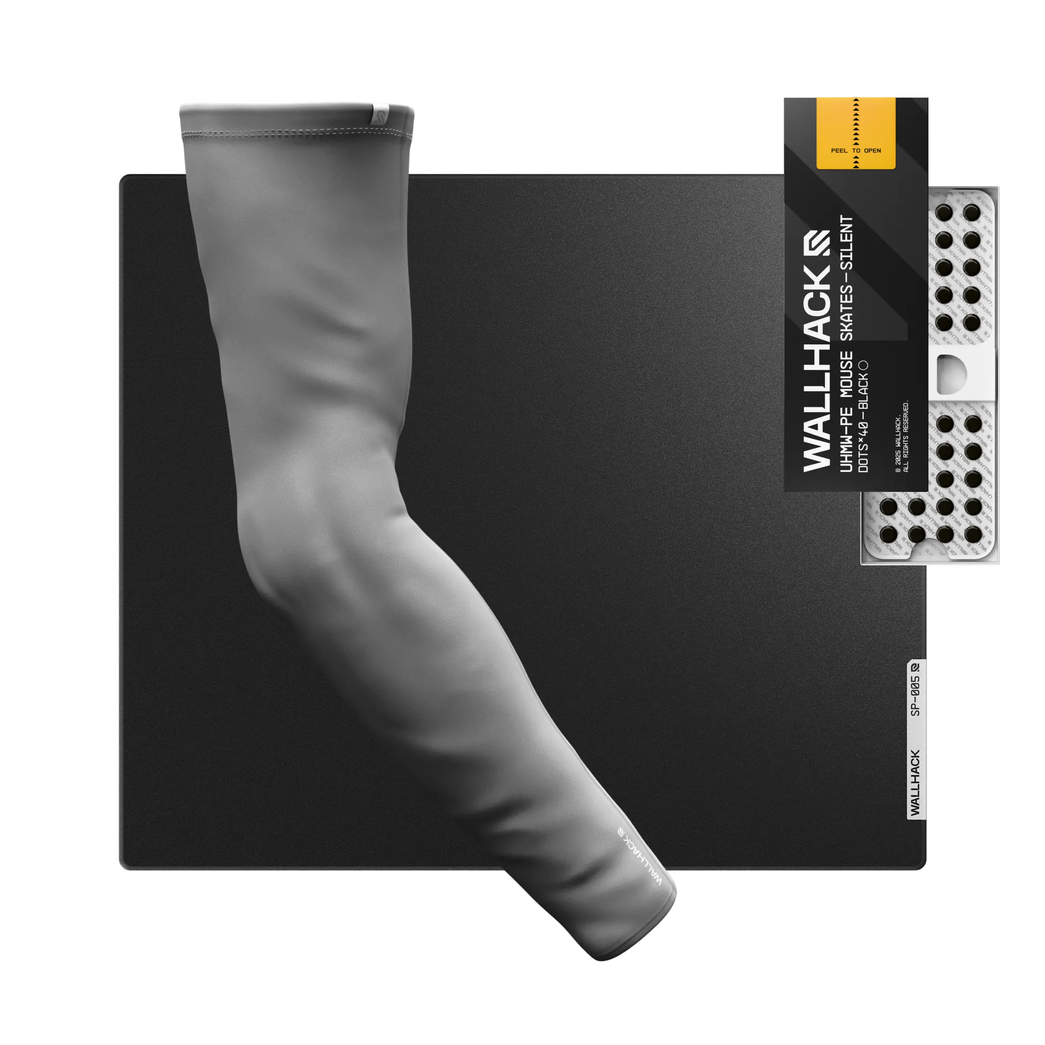 SP-005 (Black) Bundle with UHMW Silent Skates & Pro Sleeve - Image 8
