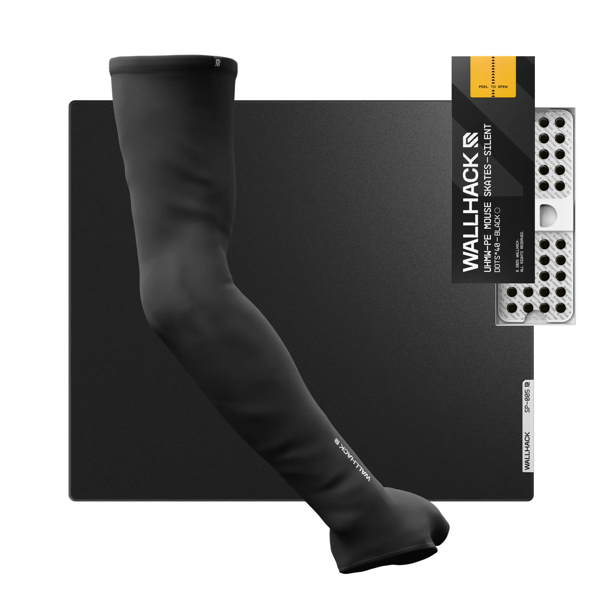 SP-005 (Black) Bundle with UHMW Silent Skates & Pro Sleeve - Image 9