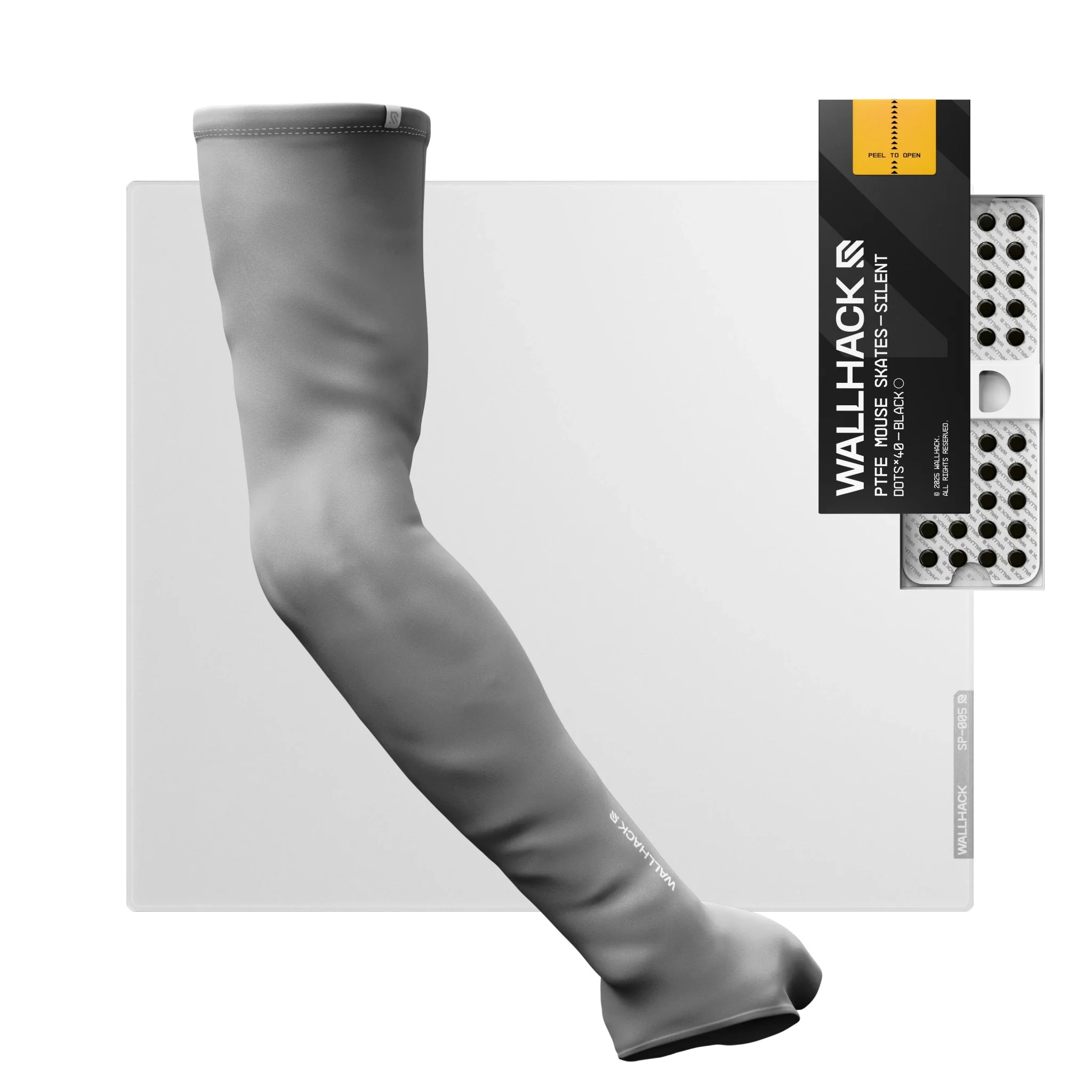 SP-005 (White) Bundle with PTFE Silent Skates & Pro Sleeve - Image 9