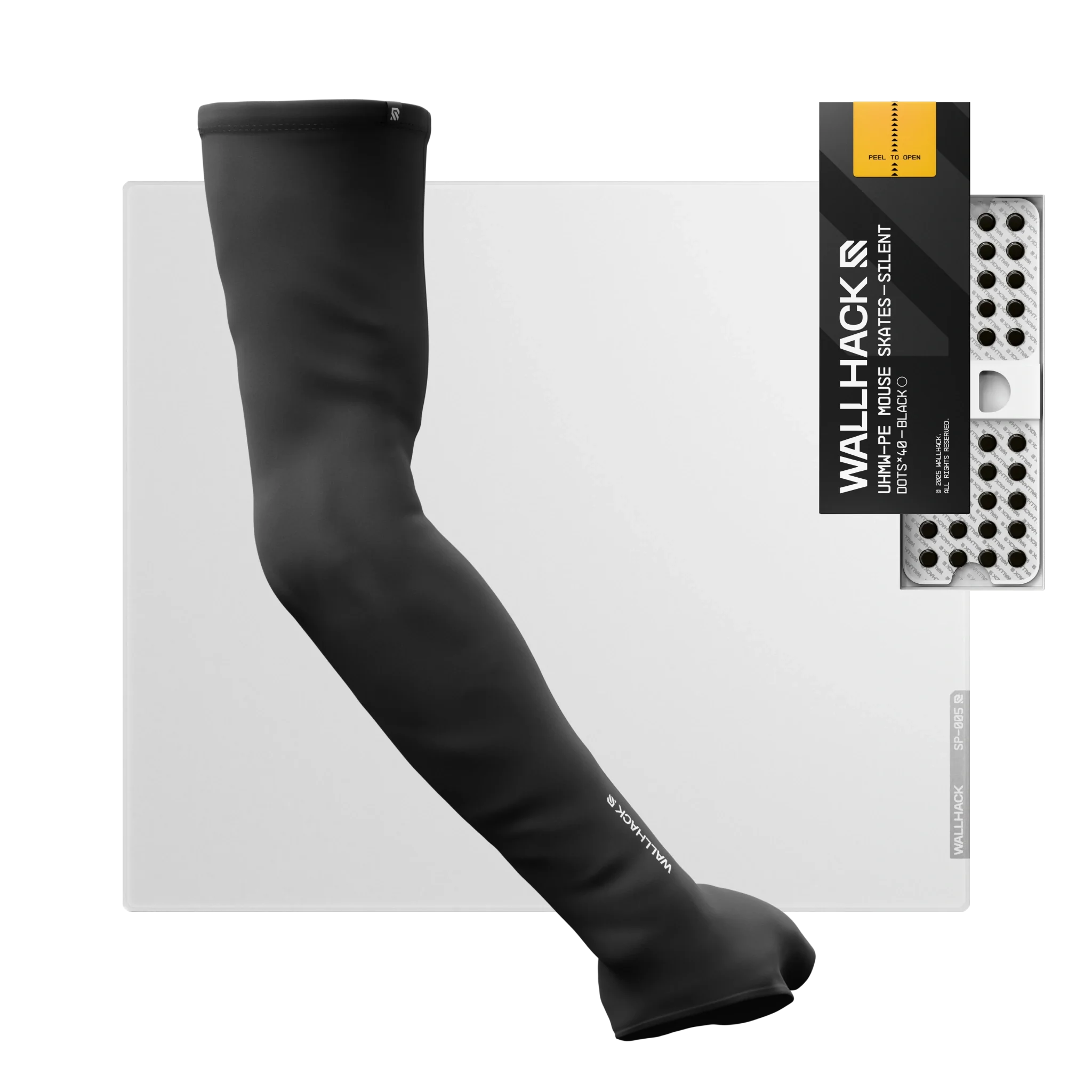 SP-005 (White) Bundle with UHMW Silent Skates & Pro Sleeve - Image 8