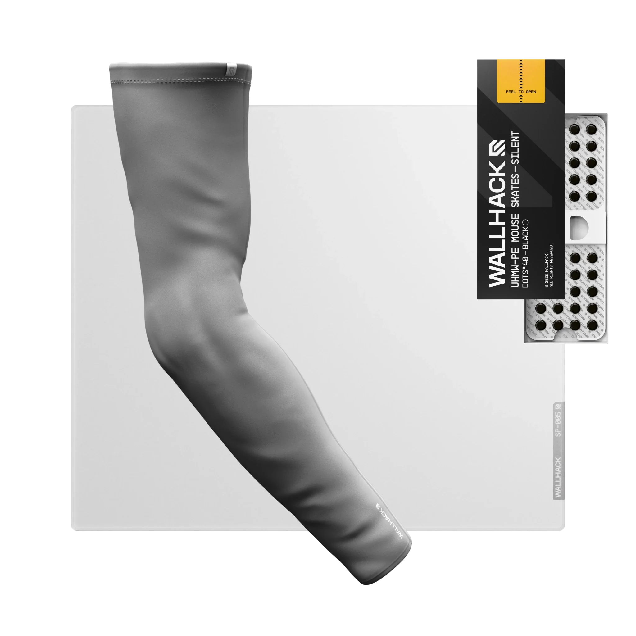 SP-005 (White) Bundle with UHMW Silent Skates & Pro Sleeve - Image 9